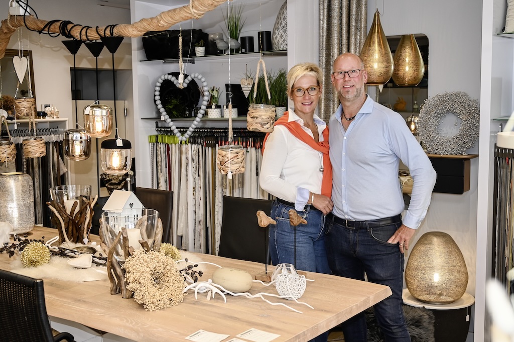 Christiane und Udo Sitzius im Showroom